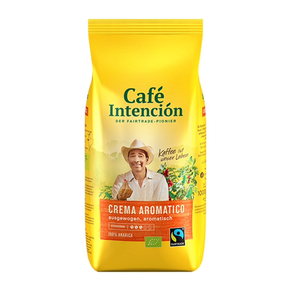 Aanbieding Café Intención Ecológico - koffiebonen - Caffè Crema (Organic) (ean 4006581020686)