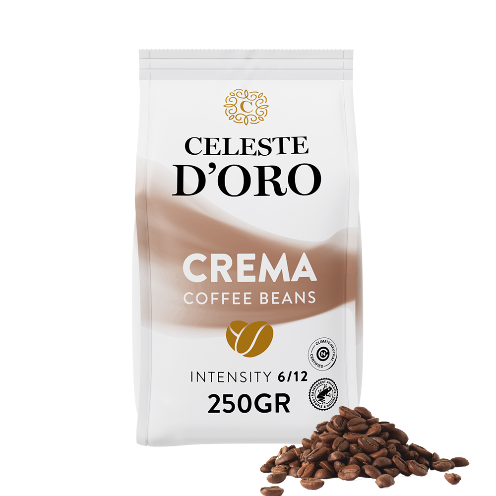 Aanbieding Celeste d'Oro - koffiebonen - Finest Crema (250 gram) (ean 8719418030104)