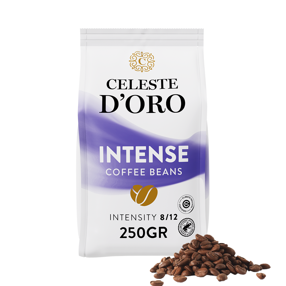 Aanbieding Celeste d'Oro - koffiebonen - Finest Intense (250 gram) (ean 8719418030111)