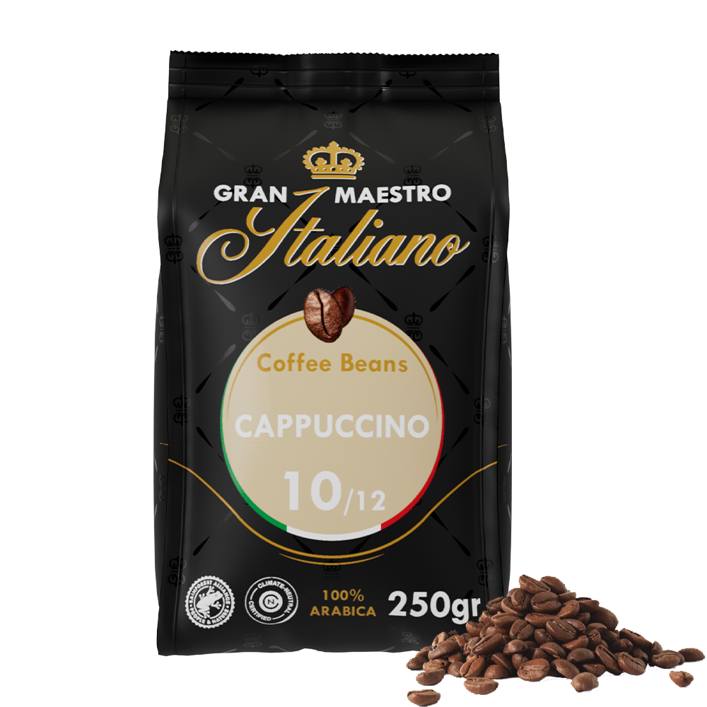 Aanbieding Gran Maestro Italiano - koffiebonen - Cappuccino (250 gram) (ean 8719418015026)