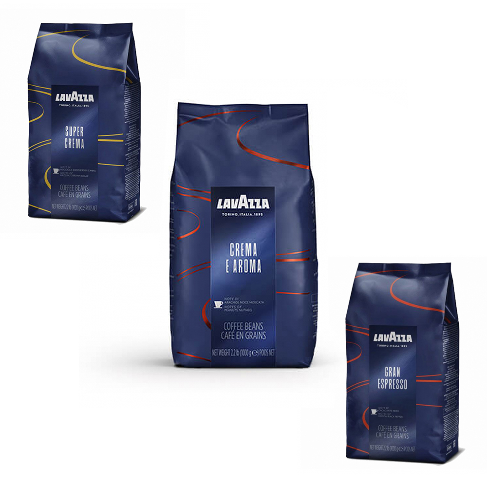 Aanbieding Lavazza Blue line proefpakket - koffiebonen - 3 x 1 kilo -