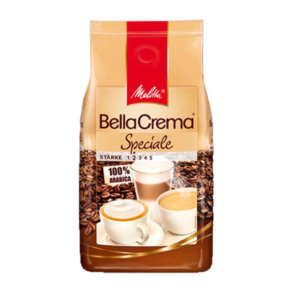 Aanbieding Melitta - koffiebonen - Bella Crema Speciale (ean 4002720008522)