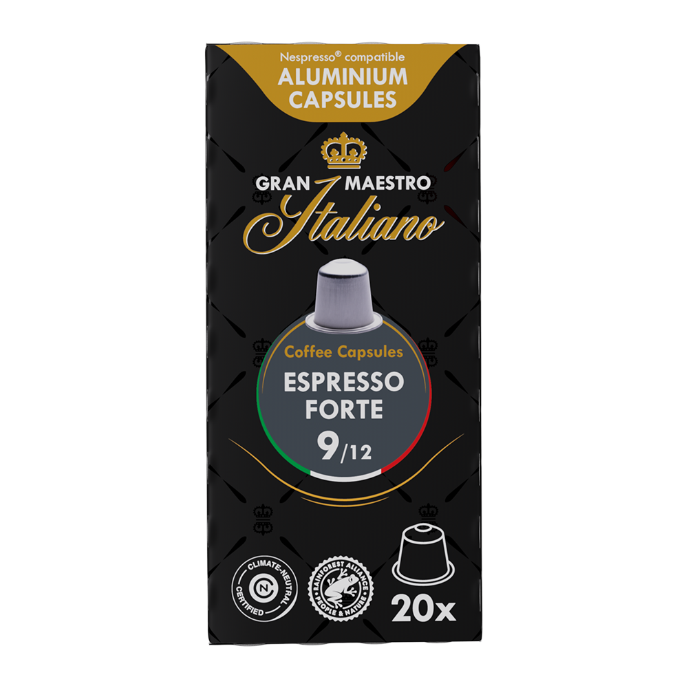 Aanbieding Gran Maestro Italiano - Espresso Forte - 20 cups (ean 8719418017419)