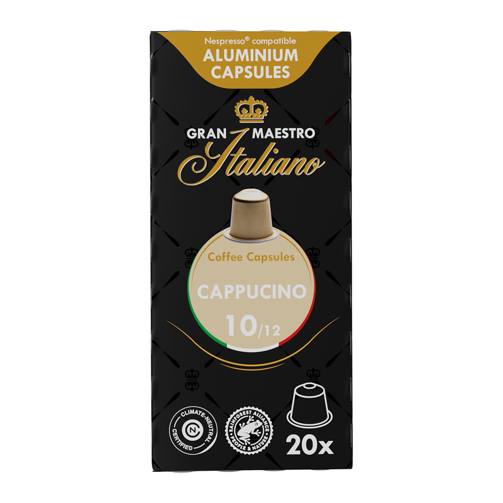 Aanbieding Gran Maestro Italiano - Cappuccino - 20 cups (ean 8719418017495)