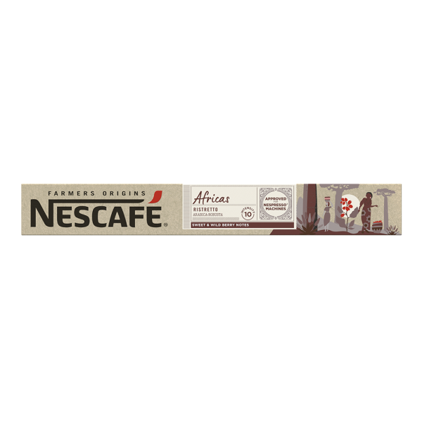 Aanbieding Nescafé Farmers Origins - Africa Ristretto - 10 cups (ean 7630477879736)