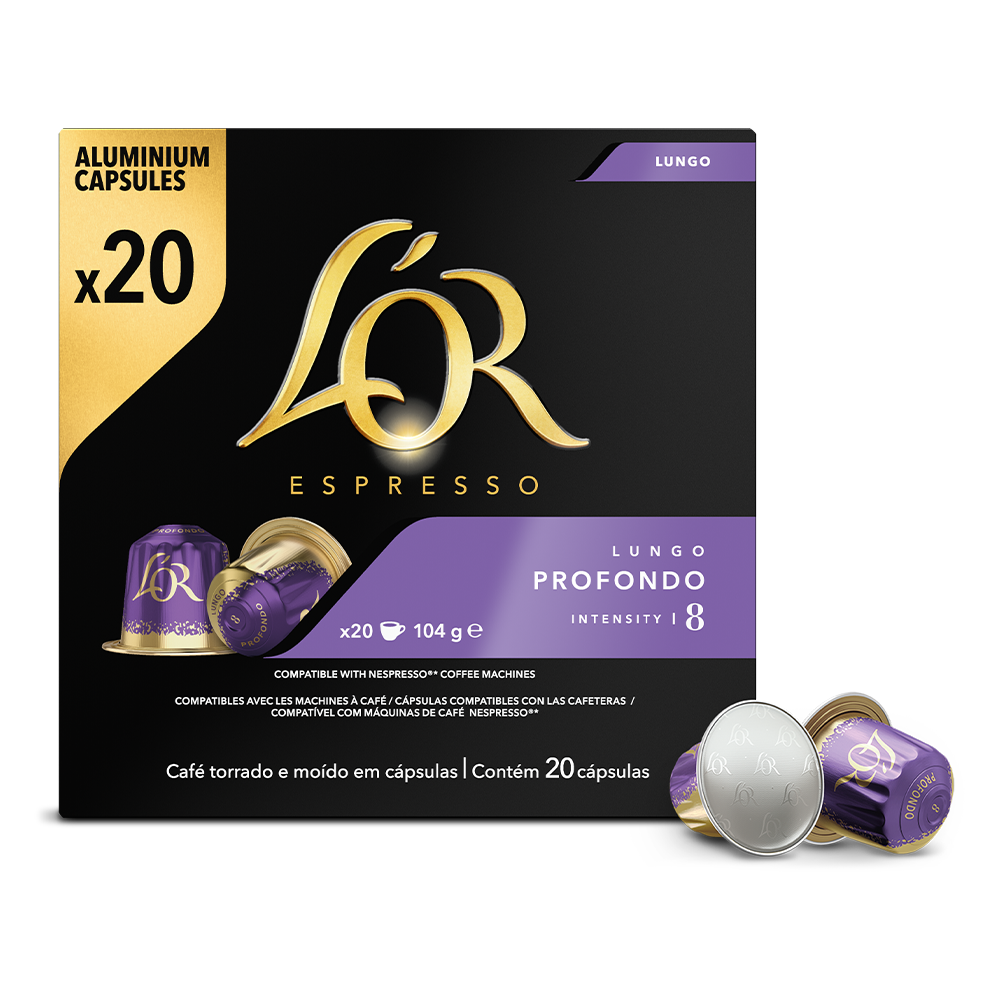 Aanbieding L'OR Espresso - Lungo Profondo - 20 cups (ean 8711000360316)