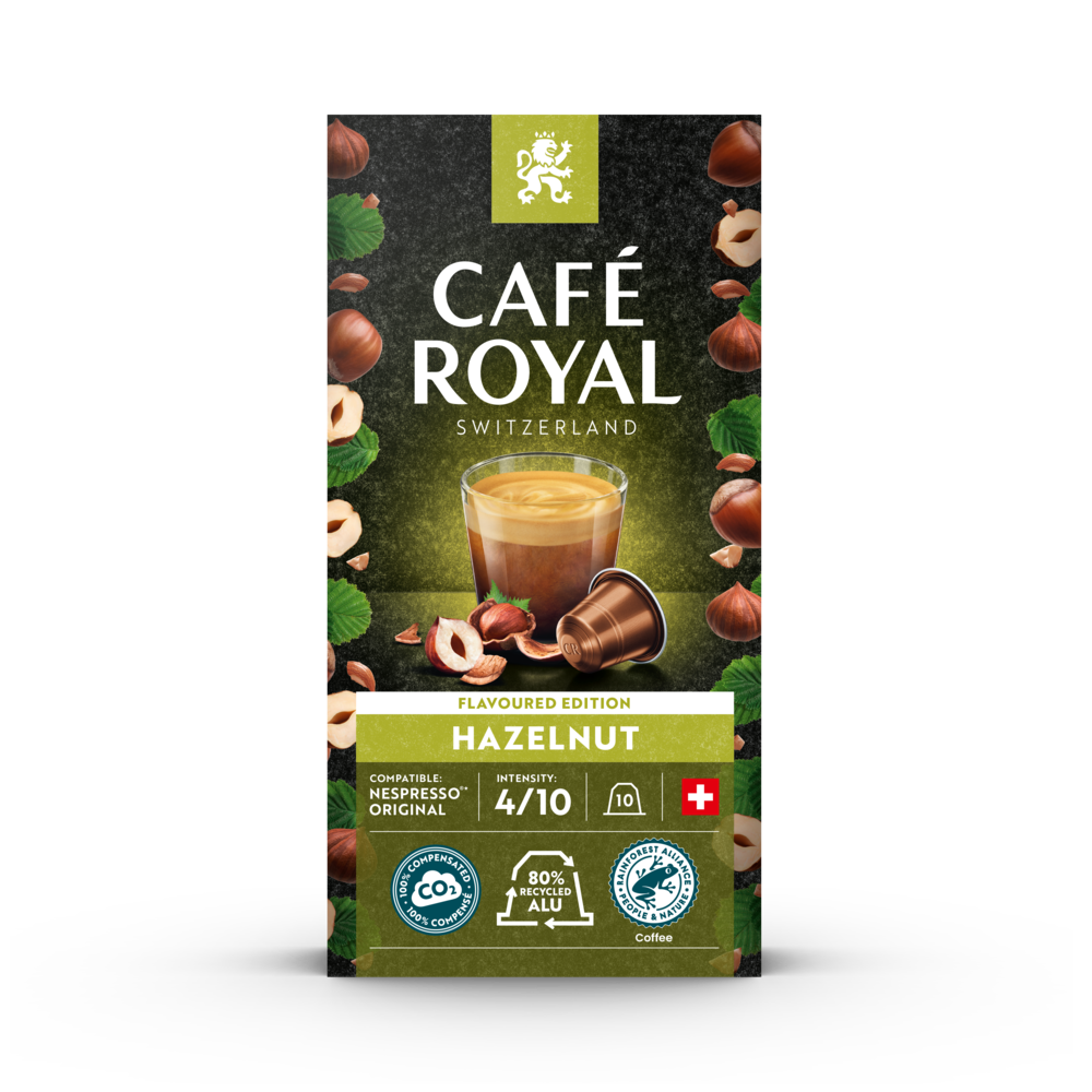 Aanbieding Café Royal - Hazelnut - 10 cups (ean 7617014189862)