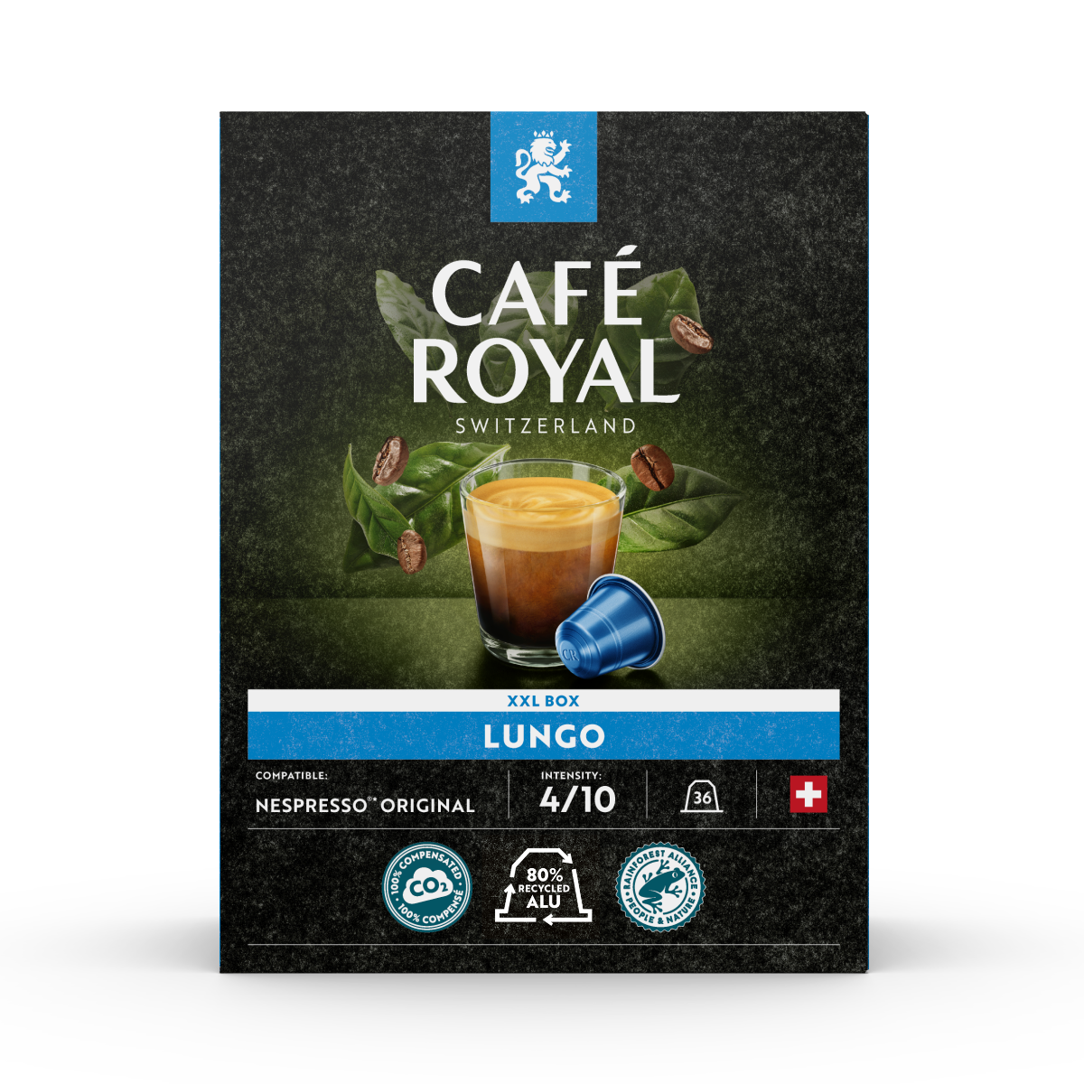 Aanbieding Café Royal Lungo - 36 cups (ean 7617014193159)