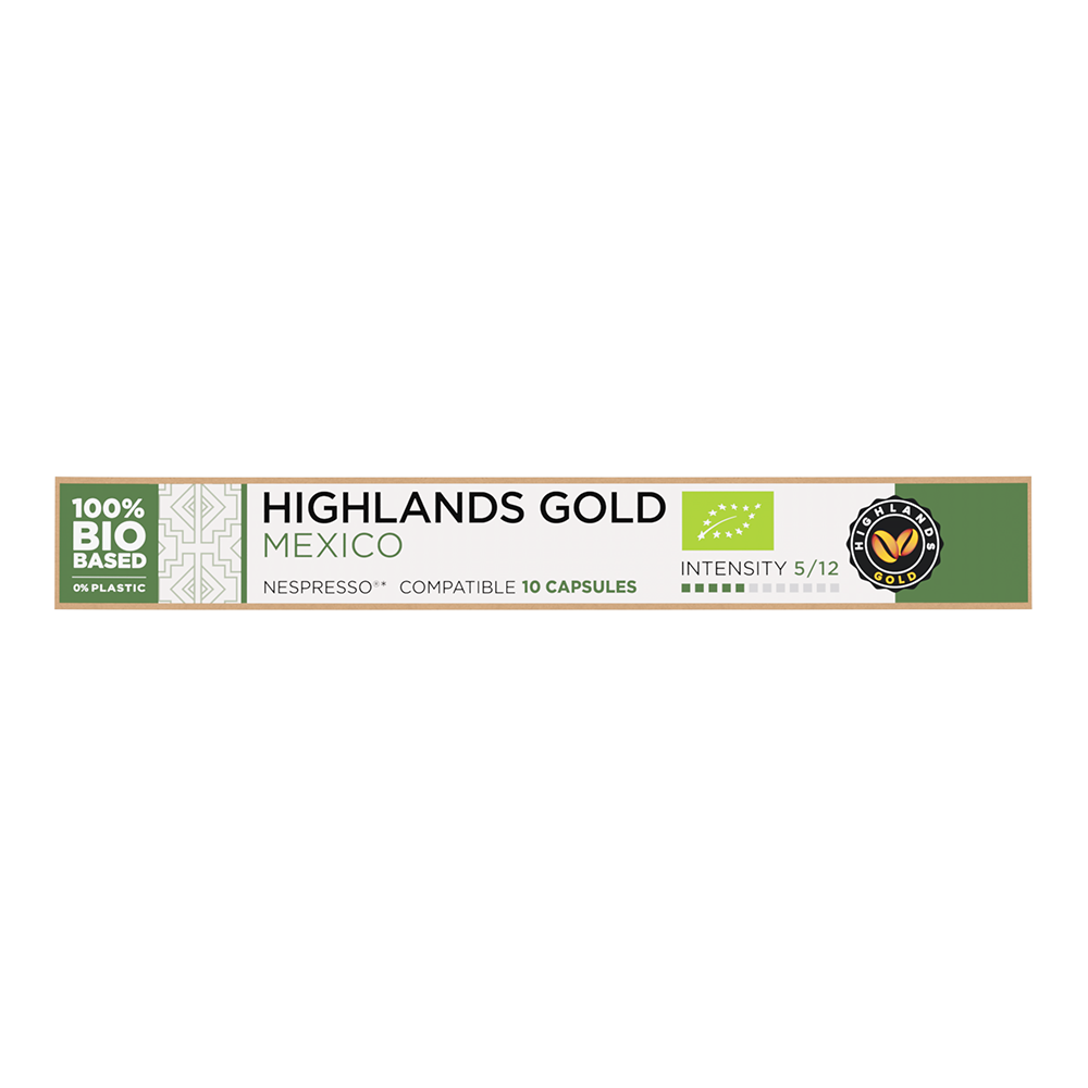 Aanbieding Highlands Gold - Mexico (Organic) - 10 cups (ean 8719418001692)
