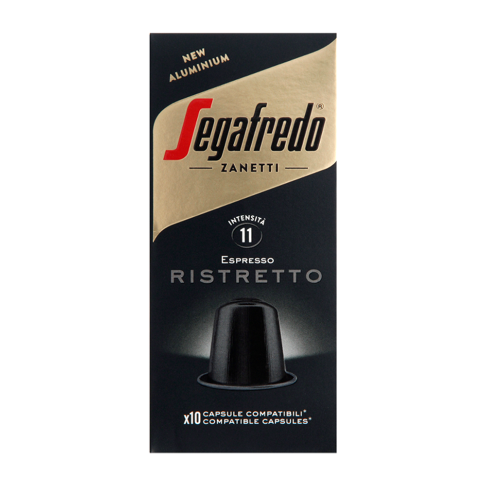 Aanbieding Segafredo - Ristretto - 10 cups (ean 8003410249320)