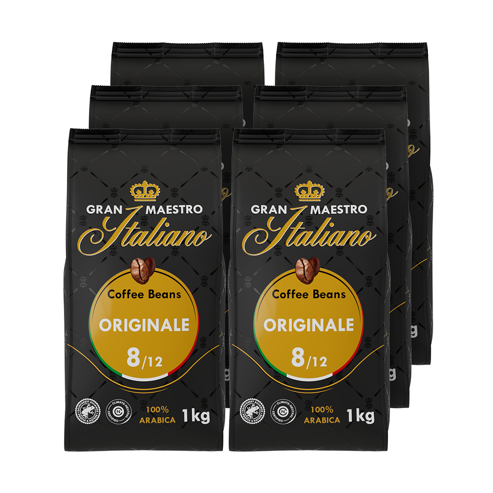 Aanbieding Voordeelpakket - Gran Maestro Italiano Originale - 6 x 1 KG koffiebonen (ean )