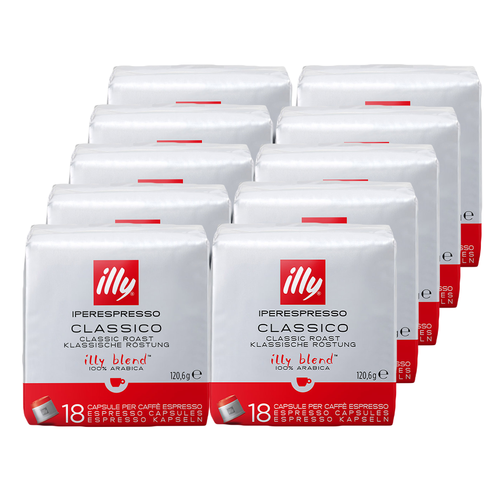 Aanbieding Voordeelpakket illy Classico (Normale Branding) - 10 x 18 Iperespresso capsules (ean )