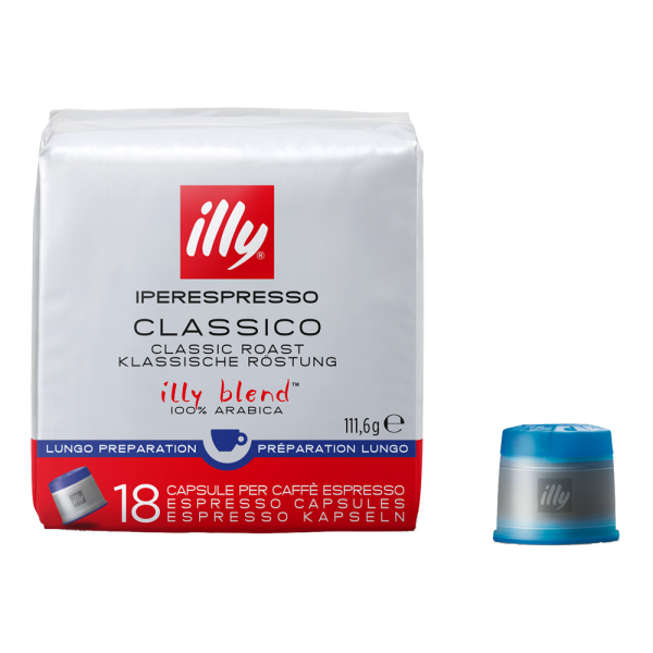 Aanbieding illy Classico Lungo - 18 Iperespresso-capsules (ean 8003753979076)