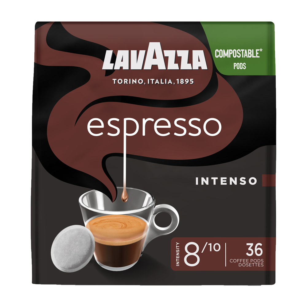 Aanbieding Lavazza - senseo compatible koffiepads - Intenso (ean 8000070026827)