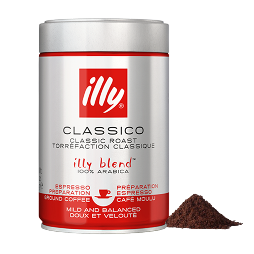 Aanbieding illy - Gemalen Koffie - Classico Espresso (ean 8003753900438)