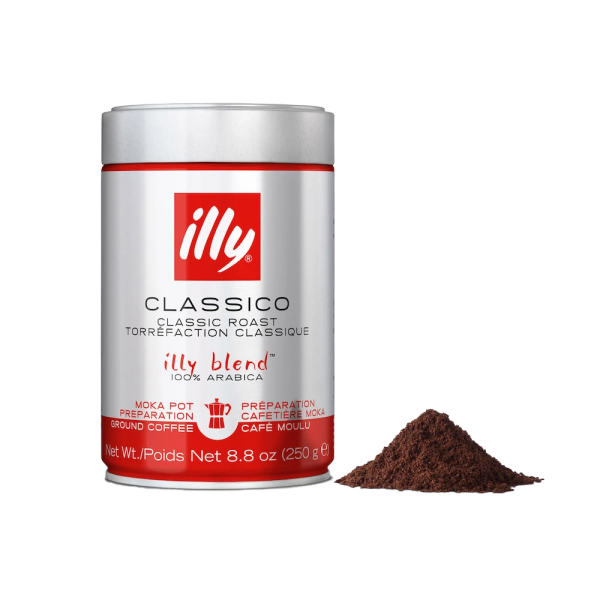 Aanbieding illy - Gemalen Koffie - Classico (moka maling) (ean 8003753915050)