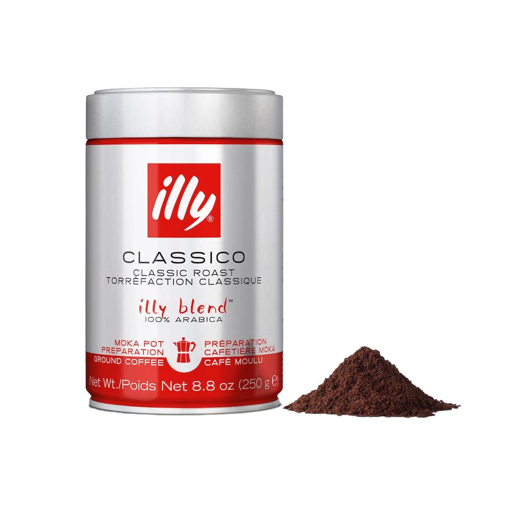 Aanbieding illy - Gemalen Koffie - Classico (moka maling) (ean 8003753915050)