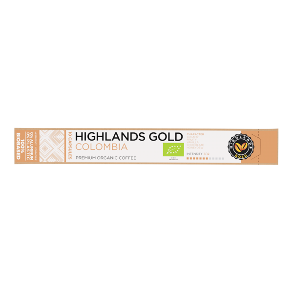 Aanbieding Highlands Gold Colombia - Bio