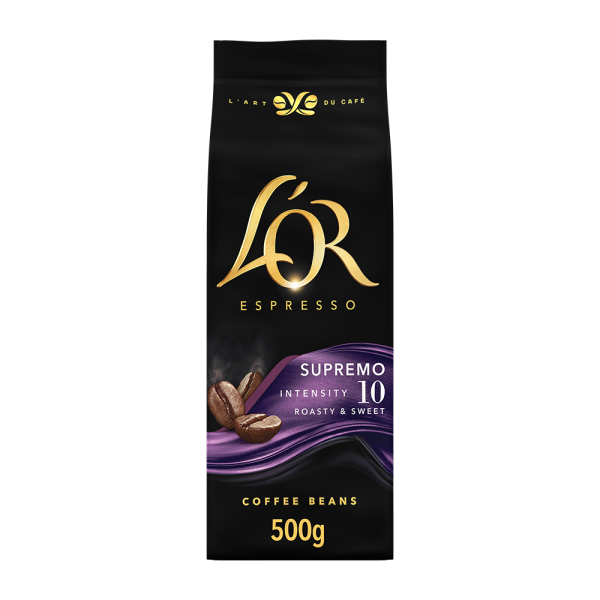 Aanbieding L&apos;Or Espresso Supremo - Koffiebonen 500 GR (ean 8711000568484)