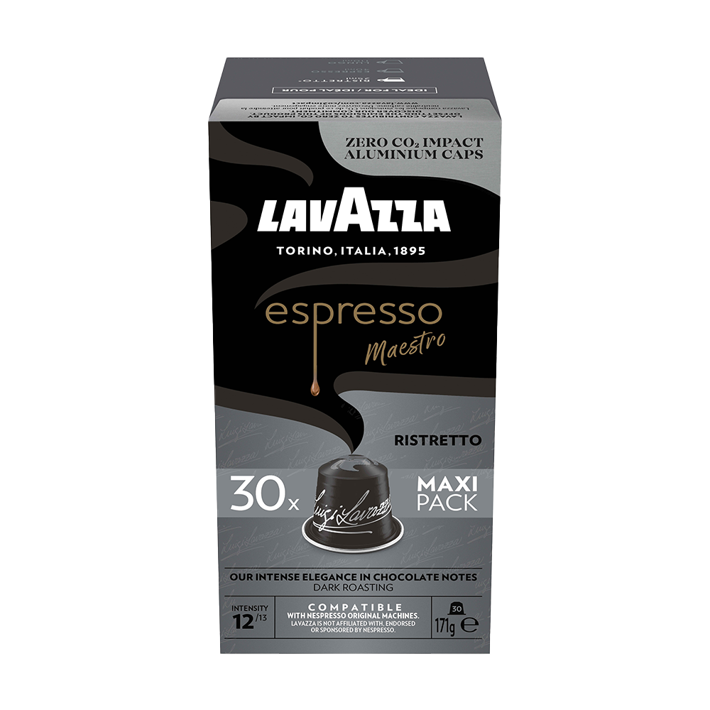 Aanbieding Lavazza Espresso Maestro Ristretto - 30 koffiecups (ean 8000070063143)