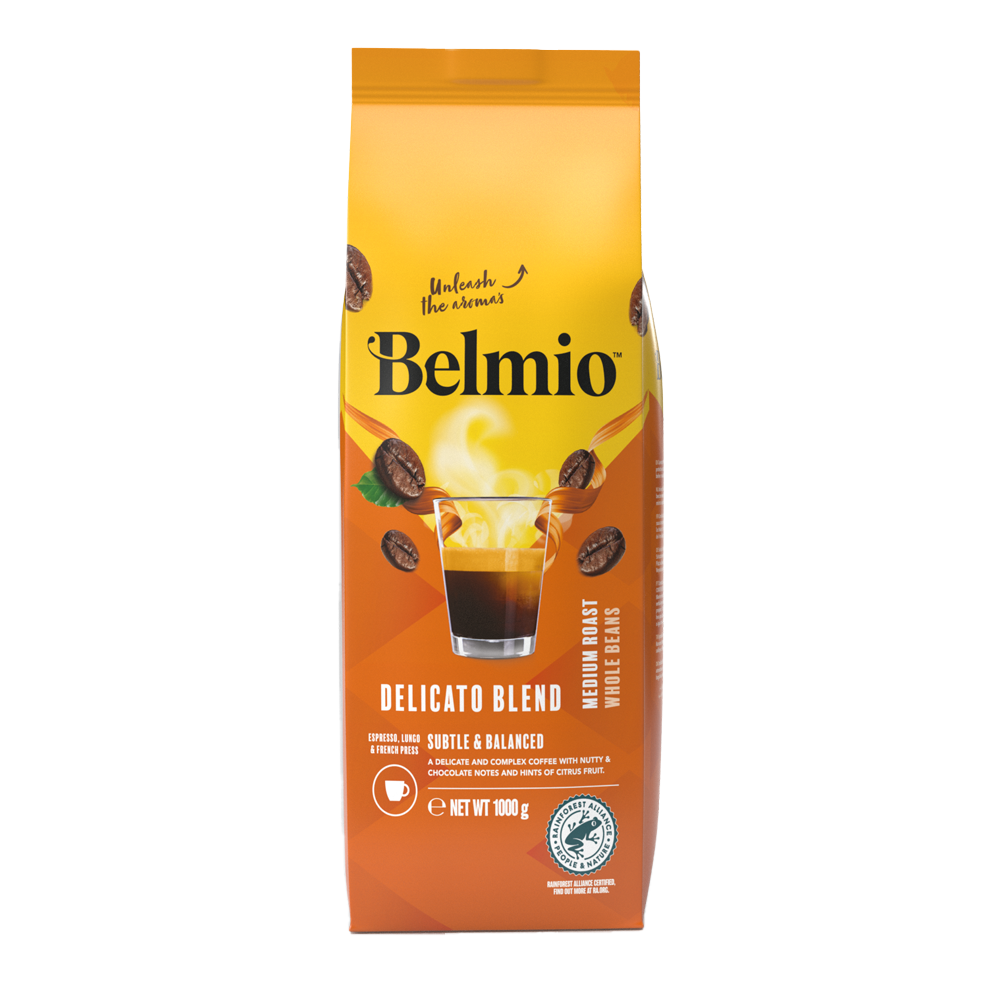 Aanbieding Belmio Delicato Blend - koffiebonen 1 KG (ean 5415150390911)