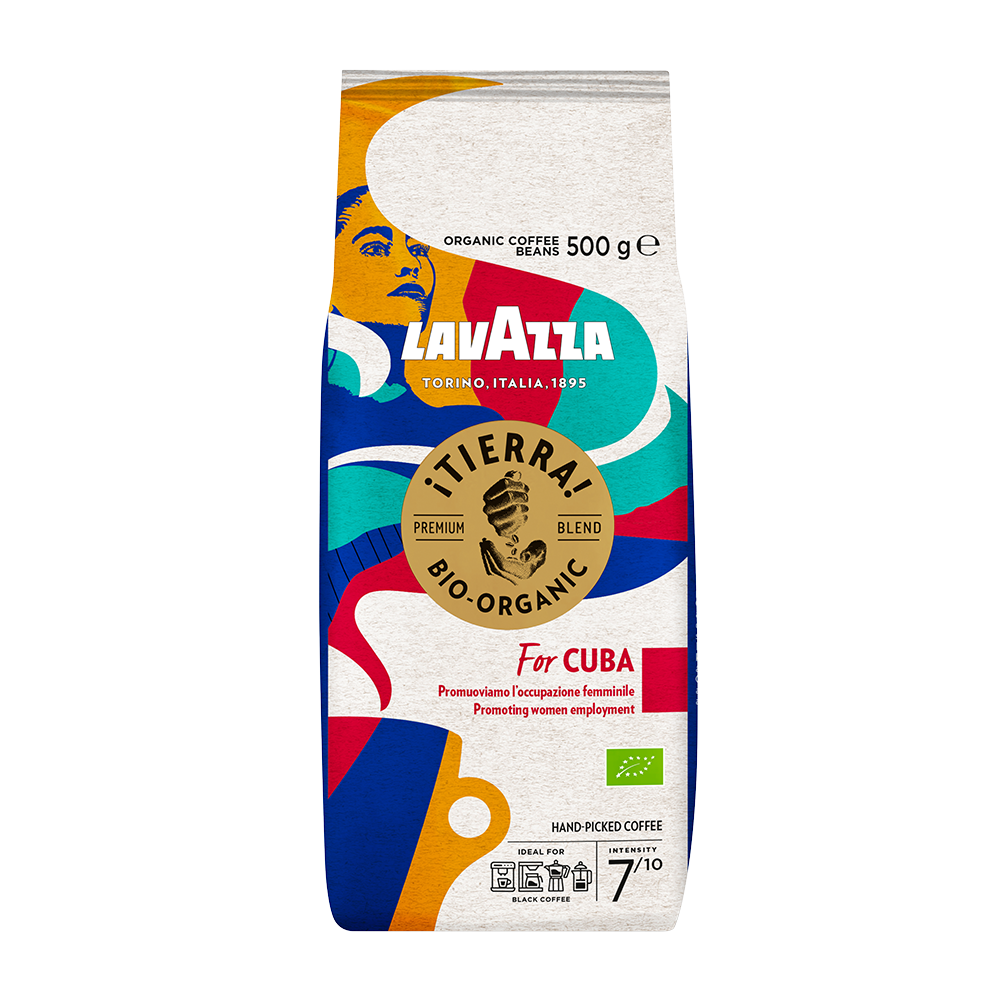 Aanbieding Lavazza Tierra for Cuba - Bio koffiebonen 500 GR (ean 8000070049628)