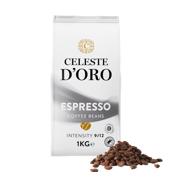 Aanbieding Celeste d&apos;Oro Finest Espresso - Koffiebonen 1 KG (ean 8719418030067)