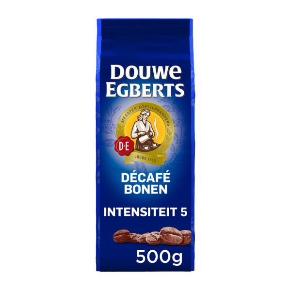 Aanbieding Douwe Egberts Decafé - Koffiebonen 500 GR (ean 8711000337370)