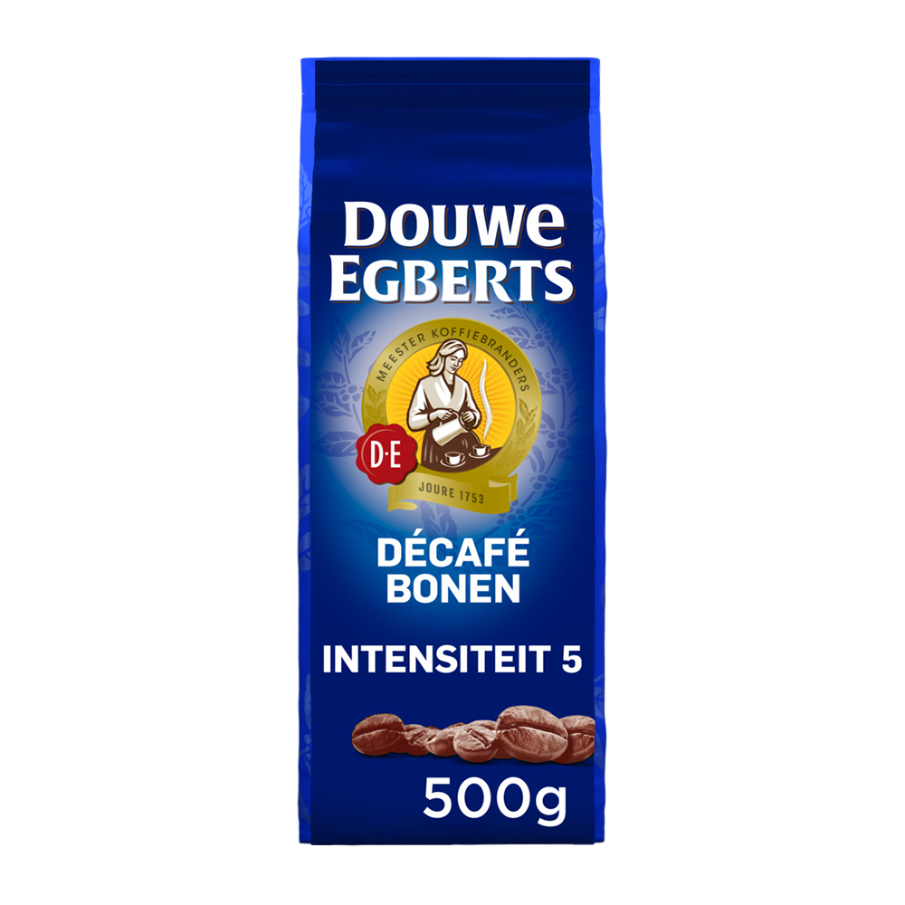 Aanbieding Douwe Egberts Decafé - Koffiebonen 500 GR (ean 8711000337370)