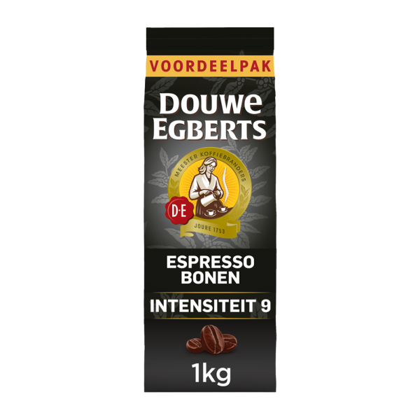 Aanbieding Douwe Egberts Espresso Voordeelpak - Koffiebonen 1 KG (ean 8711000859414)