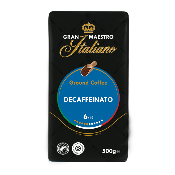 Aanbieding Gran Maestro Italiano - gemalen koffie - Decaffeinato (ean 8719418021614)