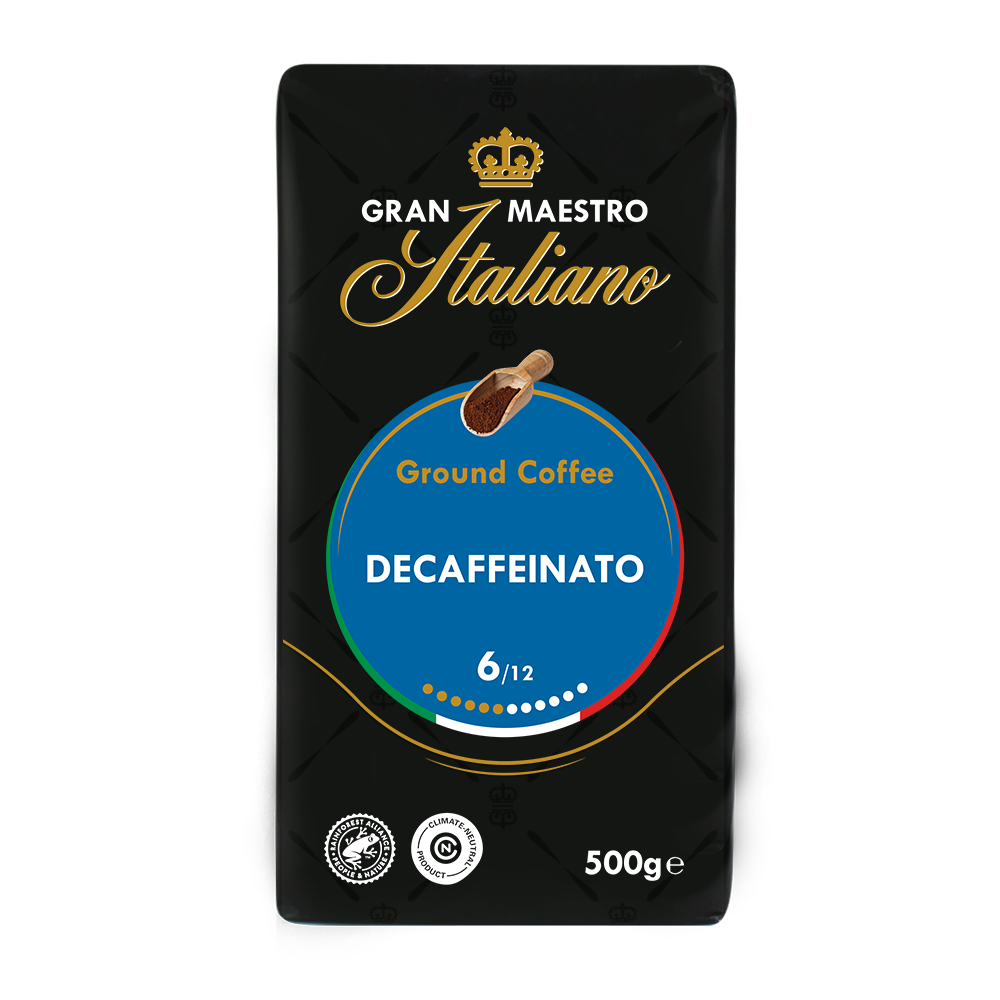 Aanbieding Gran Maestro Italiano - gemalen koffie - Decaffeinato (ean 8719418021614)
