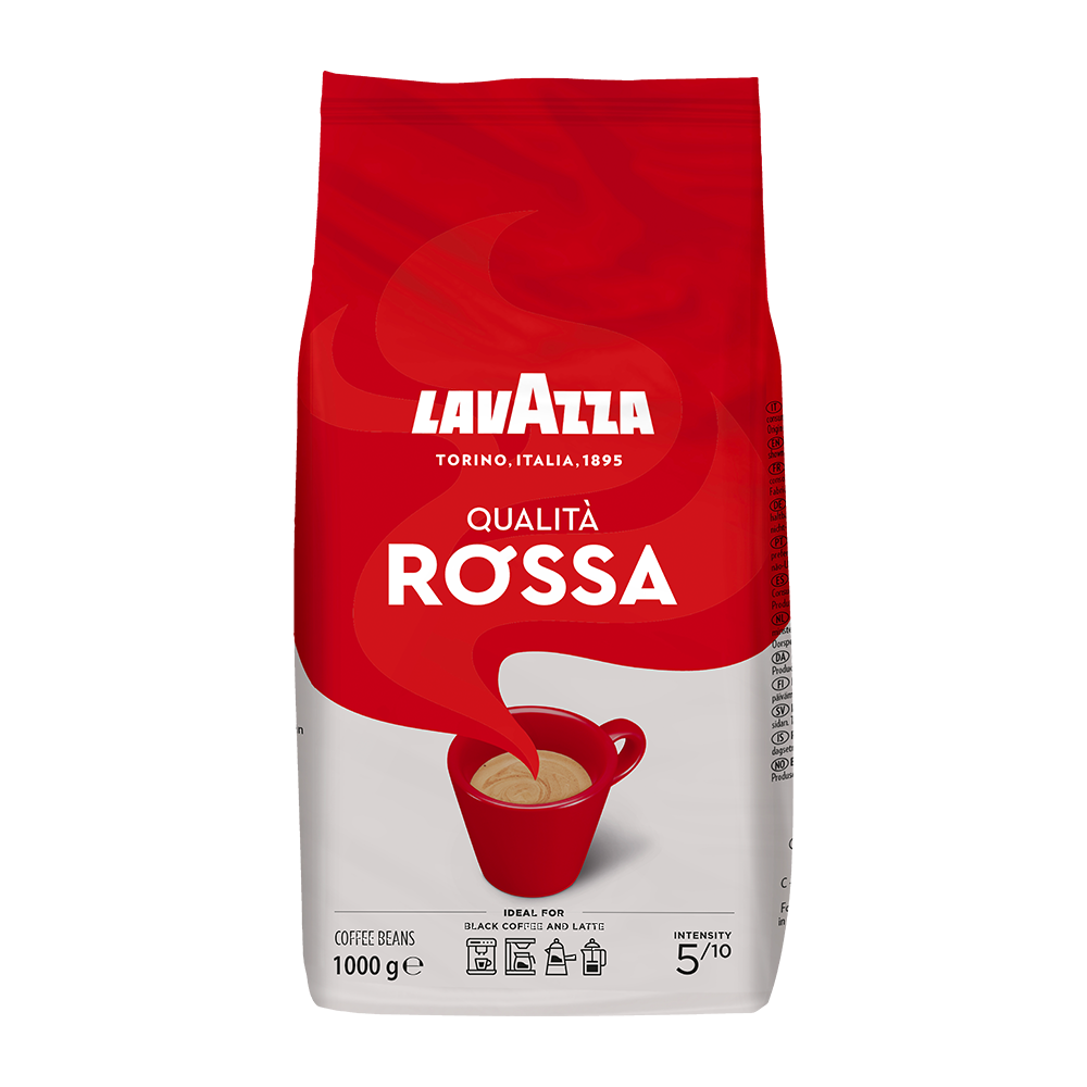 Aanbieding Lavazza Qualita Rossa - Koffiebonen 1 KG (ean 8000070035898)