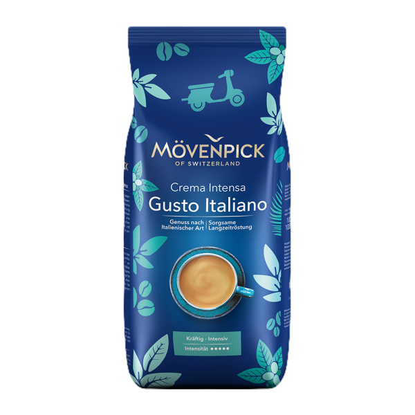 Aanbieding Mövenpick - koffiebonen - Cafe Crema Gusto Italiano (ean 4006581017815)