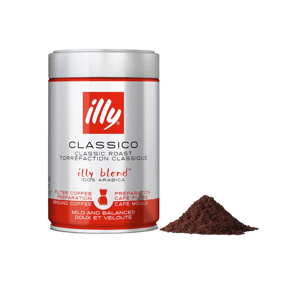 Aanbieding illy - gemalen koffie - Classico (filter maling) (ean 8003753902630)