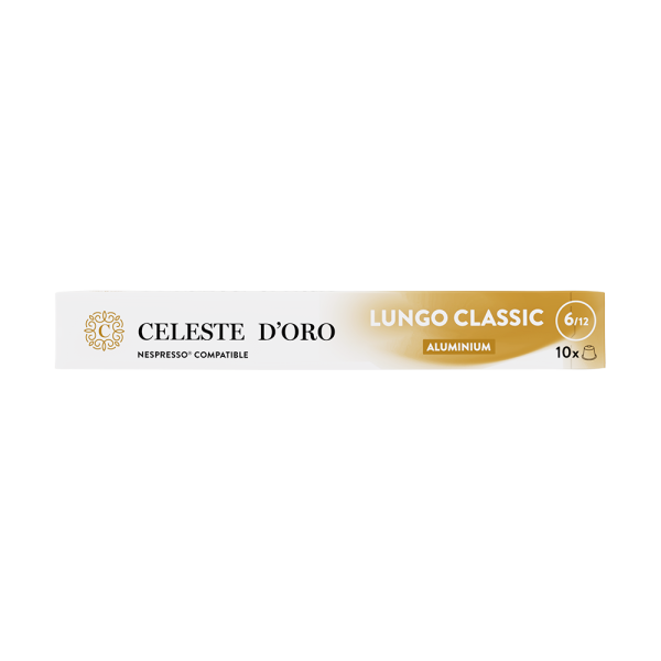 Aanbieding Celeste d&apos;Oro Finest Lungo Classic - 10 koffiecups (ean 8719418029979)