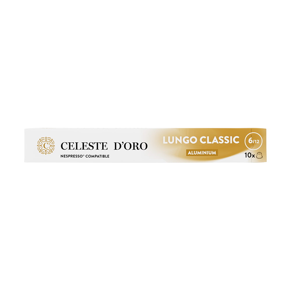 Aanbieding Celeste d'Oro Finest Lungo Classic - 10 koffiecups (ean 8719418029979)