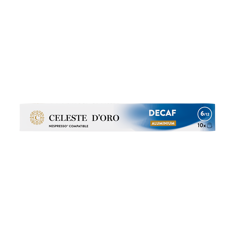 Aanbieding Celeste d'Oro Finest Decaf - 10 koffiecups (ean 8719418030029)