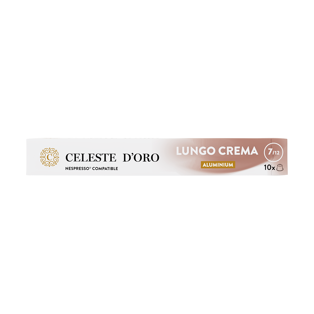 Aanbieding Celeste d'Oro Finest Lungo Crema - 10 koffiecups (ean 8719418030838)