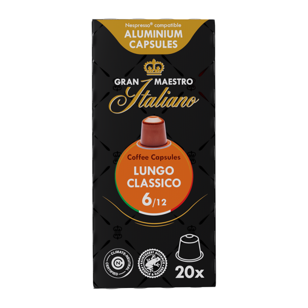 Aanbieding Gran Maestro Italiano Lungo Classico - 20 koffiecups (ean 8719418017334)