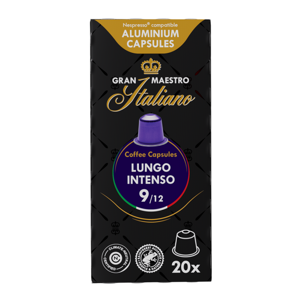 Aanbieding Gran Maestro Italiano Lungo Intenso - 20 koffiecups (ean 8719418017358)