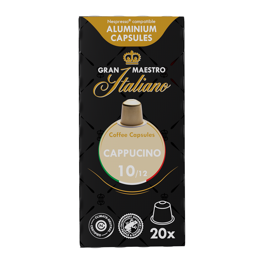 Aanbieding Gran Maestro Italiano Cappuccino - 20 koffiecups (ean 8719418017495)