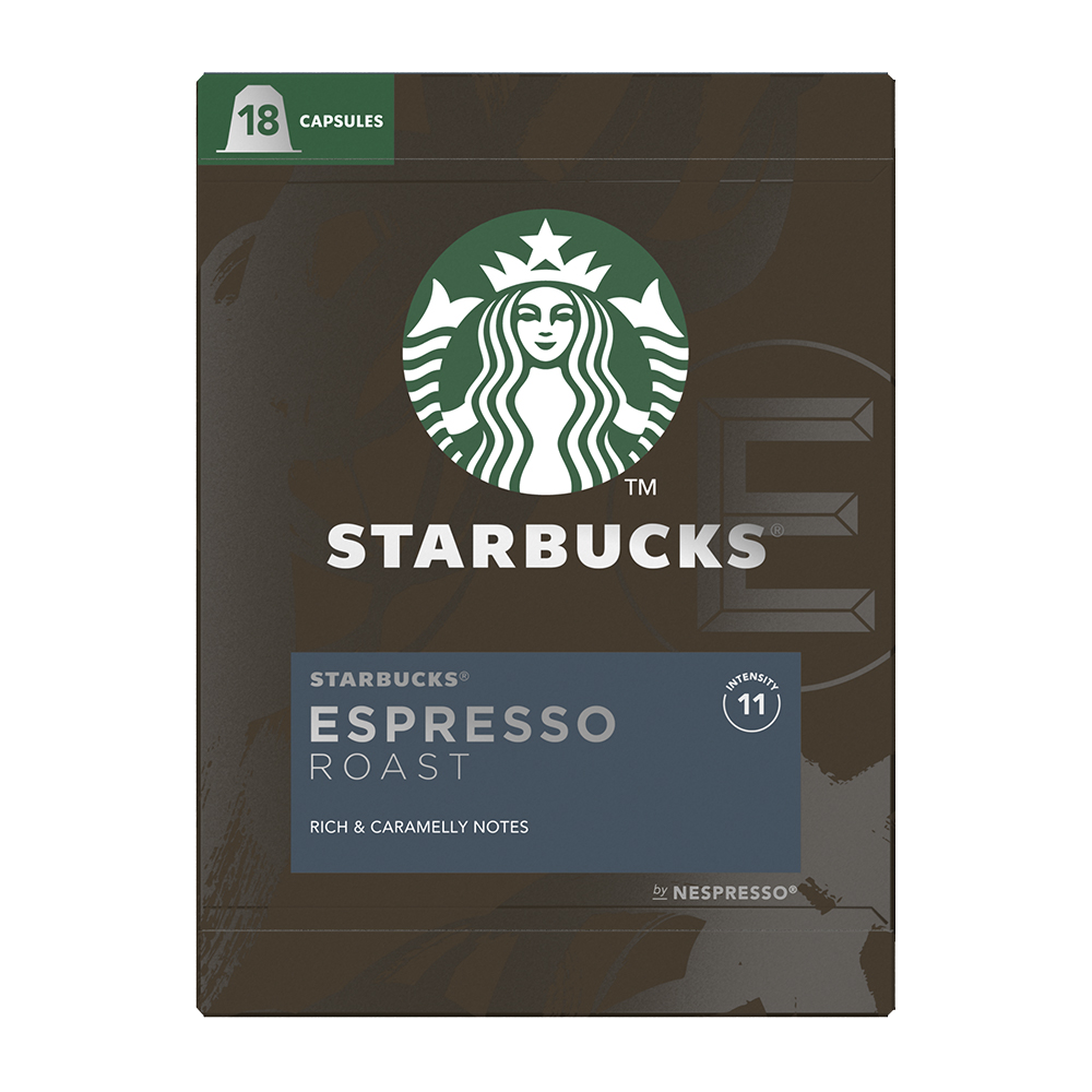 Aanbieding Starbucks Espresso Dark Roast - 18 koffiecups (ean 7613287414236)