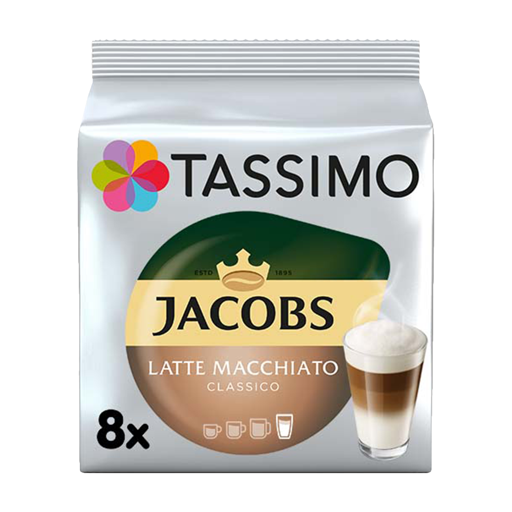 Aanbieding Tassimo - Jacobs Latte Macchiato Classico (ean 8711000504895)