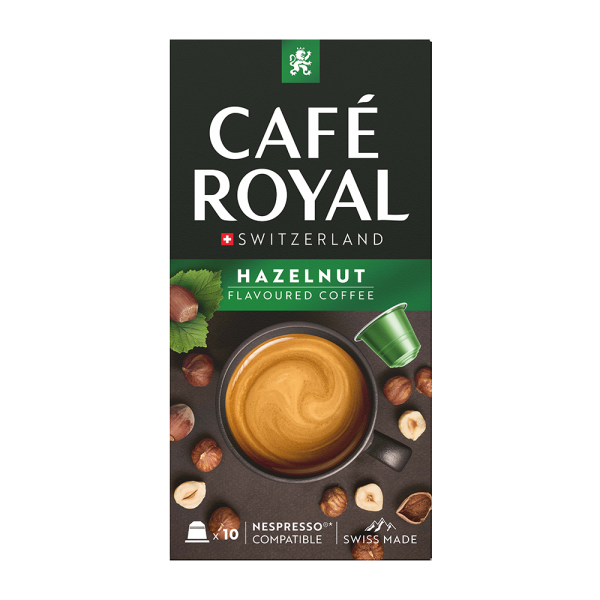 Aanbieding Café Royal Hazelnut - 10 koffiecups (ean 7617014189862)