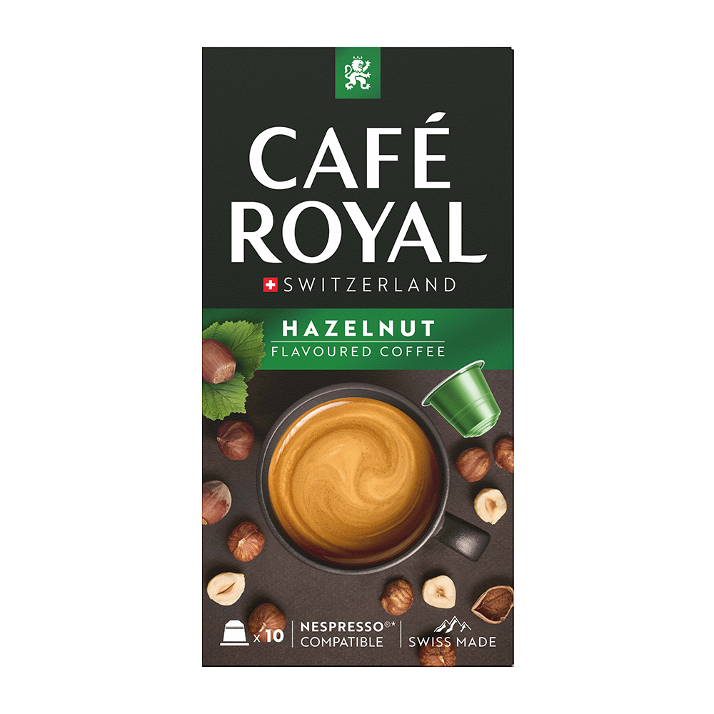 Aanbieding Café Royal Hazelnut - 10 koffiecups (ean 7617014189862)