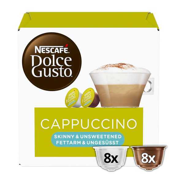 Aanbieding Dolce Gusto - Cappuccino Skinny - 16 DG cups (ean 7613032802035)
