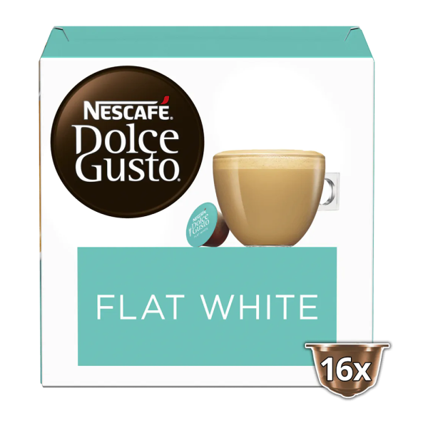 Aanbieding Dolce Gusto - Flat White - 16 DG cups (ean 7613036595735)