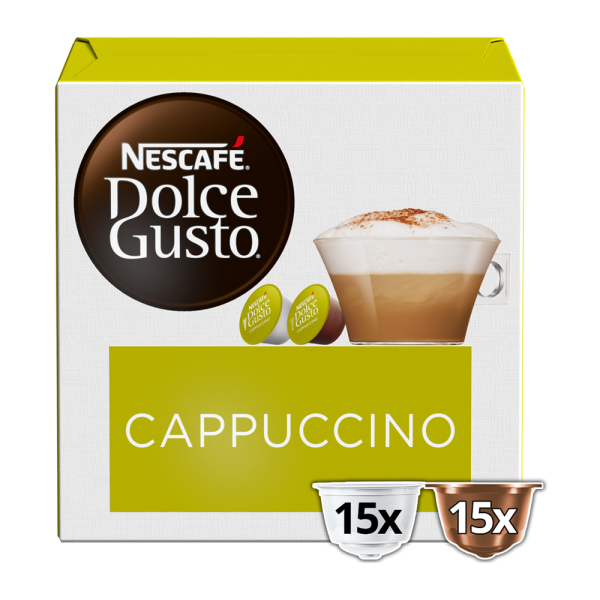 Aanbieding Dolce Gusto - Cappuccino XL - 30 DG cups (ean 7613036303477)