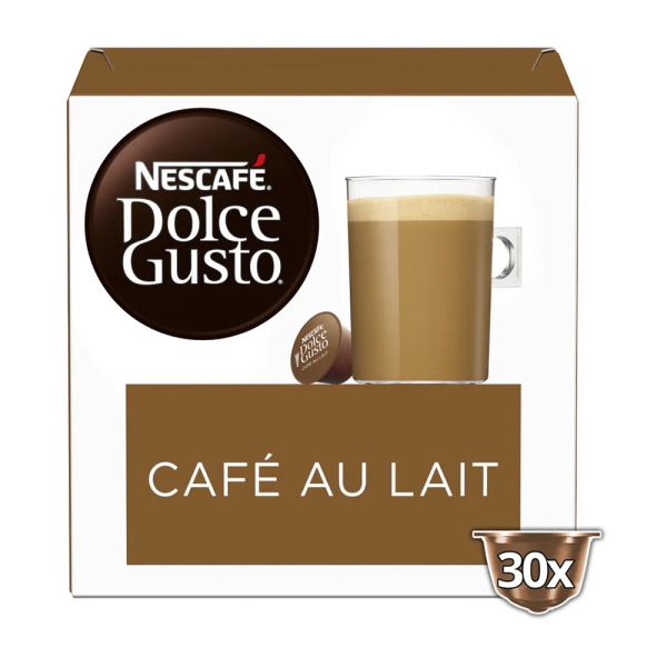 Aanbieding Dolce Gusto - Café Au Lait XL - 30 DG cups (ean 7613034365774)